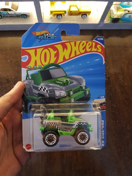 Front view of Hot Wheels Bogzilla A Case monster truck