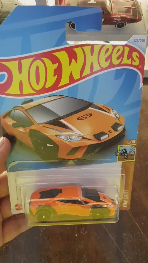Showcase of Hot Wheels Lamborghini Huracán Sterrato collectible model