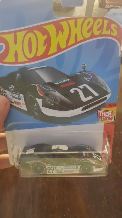 Showcase of Hot Wheels Ford GT40 Mk IV die-cast model car