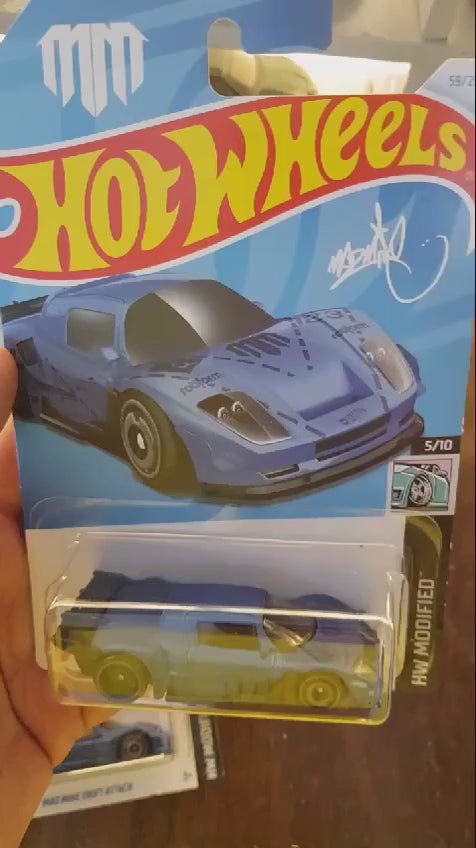 Showcase of Hot Wheels Mad Mike Drift Attack die-cast car