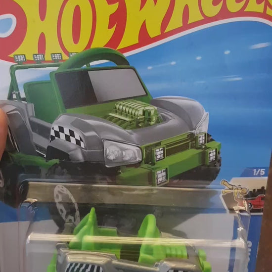 Showcase of Hot Wheels Bogzilla A Case die-cast monster truck