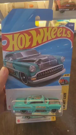 Showcase of Hot Wheels Mainline Custom 53 Chevy in detail