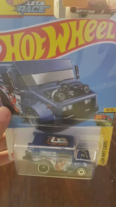 Showcase of Hot Wheels Mailed It Die-Cast Model - Blue