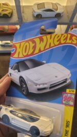 Side view of Hot Wheels 1990 Acura NSX Q Case collectible car