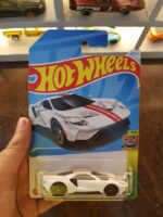 Front view of Hot Wheels 2017 Ford GT die-cast model