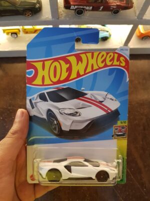 Front view of Hot Wheels 2017 Ford GT die-cast model