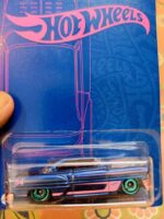 Close-up of Hot Wheels 54th Anniversary Custom ’53 Chevy Die-Cast Model