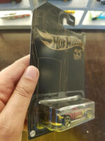 Rear view of Hot Wheels 55th Anniversary Edition '15 Dodge Challenger SRT die-cast model