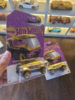 Rear view of Hot Wheels 57th Anniversary Edition Baja Bison TS die-cast vehicle