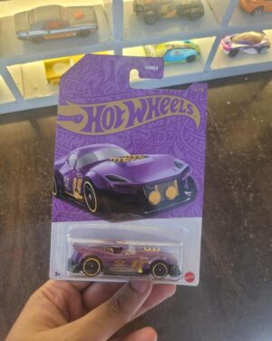 Front View of Hot Wheels 57th Anniversary Muscle & Blown Die-Cast Car