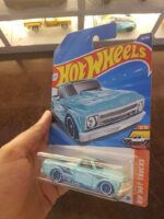 Angled view of Hot Wheels '67 Chevy C10 Die-Cast Model