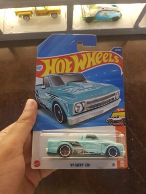 Front view of Hot Wheels '67 Chevy C10 Die-Cast Model