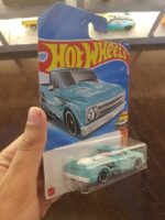 Rear view of Hot Wheels '67 Chevy C10 Die-Cast Model