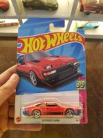 Front view of the Hot Wheels '82 Toyota Supra die-cast car