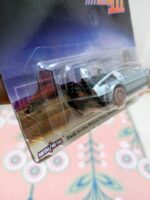 Close-up of Hot Wheels Back to the Future III Time Machine '50s Version Die-Cast Collectible