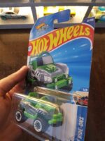 Angled view of Hot Wheels Bogzilla A Case die-cast truck
