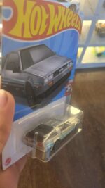 Rear View of Hot Wheels DMC DeLorean Treasure Hunt Die-Cast Model
