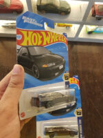 Rear view of Hot Wheels Fast & Furious Nissan Skyline GT-R die-cast model