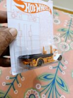 Rear view of Hot Wheels Fast Bed Hauler