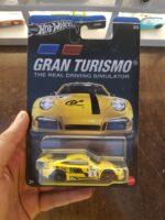 Front view of Hot Wheels Gran Turismo Porsche 911 GT3 RS die-cast car