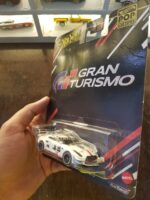 Angled view of Hot Wheels Premium Pop Culture Gran Turismo Nissan GT-R Nismo GT3