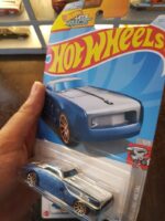 Hot Wheels Hi-Roller II displayed in a collector's showcase