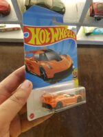 Rear view of Hot Wheels 2020 Koenigsegg Jesko die-cast model