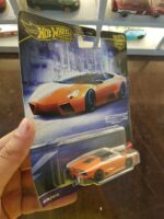 Rear view of Hot Wheels Premium Lamborghini Reventón Roadster model