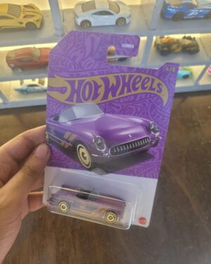 Front Angle View of Hot Wheels '55 Corvette 57th Anniversary Edition