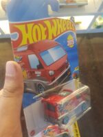 Rear view of Hot Wheels Mainline Kei Swap die-cast car