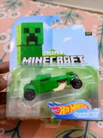 Hot Wheels Creeper Car with Minecraft Character Inspiration
