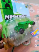 Hot Wheels Minecraft Creeper Car - Rear View