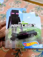 Displayed Hot Wheels Minecraft Enderman Car