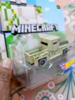 Rear view of Hot Wheels Minecraft Iron Golem Character Car