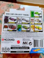 Detailed view of Hot Wheels Minecraft Skeleton Character Car