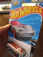 Side profile of Hot Wheels Nerve Hammer futuristic die-cast car