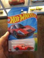 Front view of Hot Wheels Porsche 904 Carrera GTS die-cast car