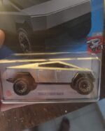 Front View of Hot Wheels Q Case 2024 Tesla Cybertruck