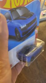 Rear View of Hot Wheels Q Case Mustang Dark Horse Model