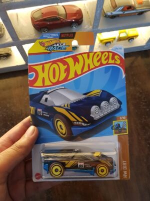 Front view of Hot Wheels Rally Speciale die-cast model