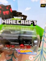 Top view of Hot Wheels Minecraft Spider Character Car Die-Cast