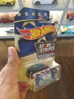 Rear view of Hot Wheels Stars and Stripes Chevy Blazer 4x4 collectible car