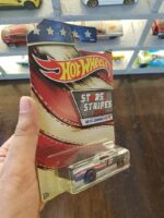 Rear view of Hot Wheels Stars and Stripes '68 El Camino collectible car