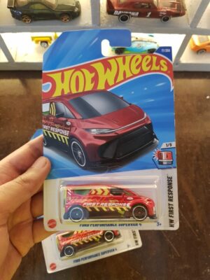 Front view of Hot Wheels Ford Performance SuperVan 4 Treasure Hunt die-cast car