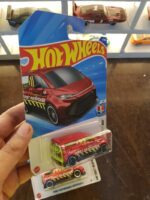 Rear view of Hot Wheels Ford SuperVan 4 Treasure Hunt die-cast model