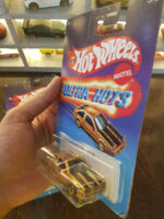 Angled view of Hot Wheels Ultra Hots Toyota AE86 Sprinter Trueno die-cast model