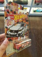 Rear view of Hot Wheels Urban Camo '16 Honda Civic Type R die-cast vehicle