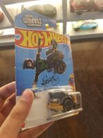 Rear view of Hot Wheels Wheelie Chair die-cast vehicle